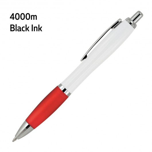 White Red Tasman Pens